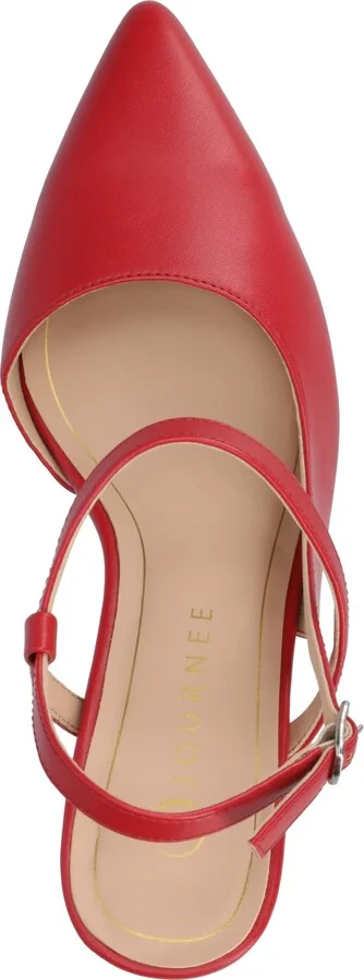 Journee Collection Women's Scipio Pointed Toe Pumps - Image 9