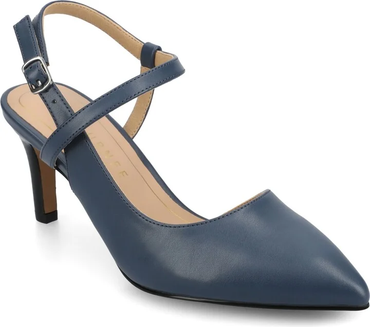 Journee Collection Women's Scipio Pointed Toe Pumps
