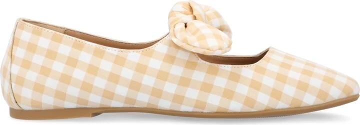 Journee Collection Women's Seralinn Bow Square Toe Flats - Image 2