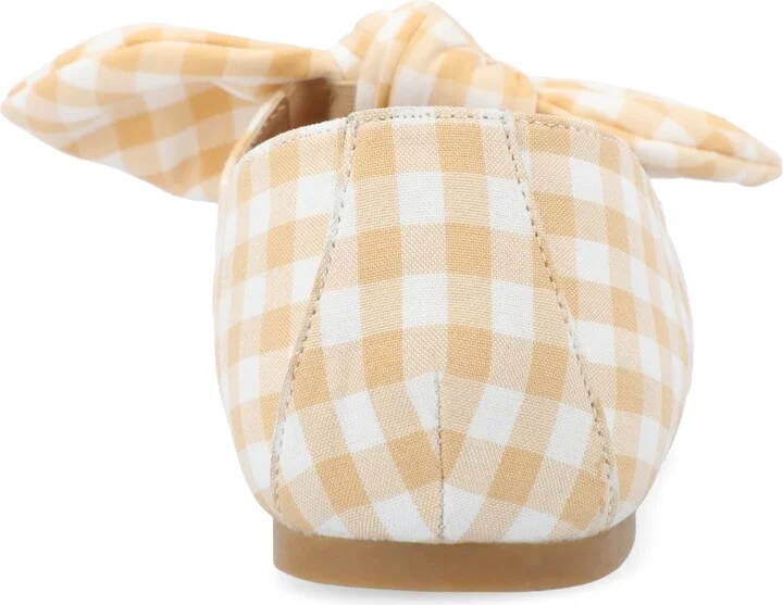 Journee Collection Women's Seralinn Bow Square Toe Flats - Image 3