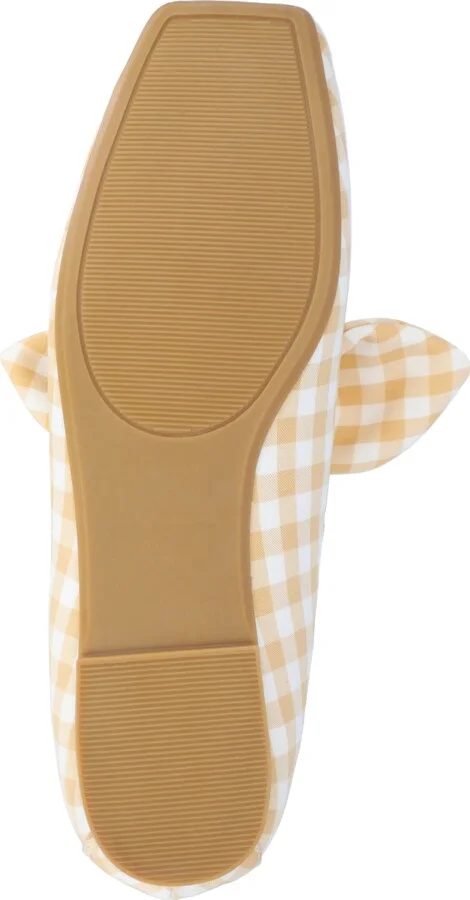 Journee Collection Women's Seralinn Bow Square Toe Flats - Image 5