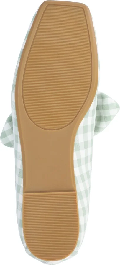 Journee Collection Women's Seralinn Bow Square Toe Flats - Image 9