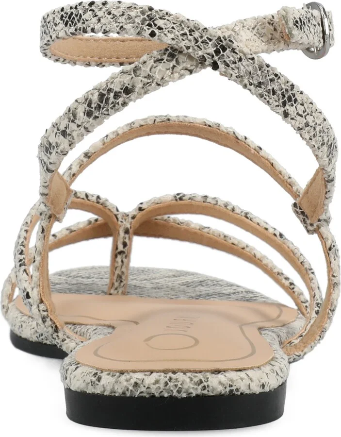 Journee Collection Women's Serissa Strappy Flat Sandals - Image 3