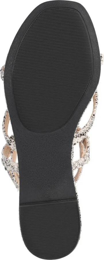Journee Collection Women's Serissa Strappy Flat Sandals - Image 5