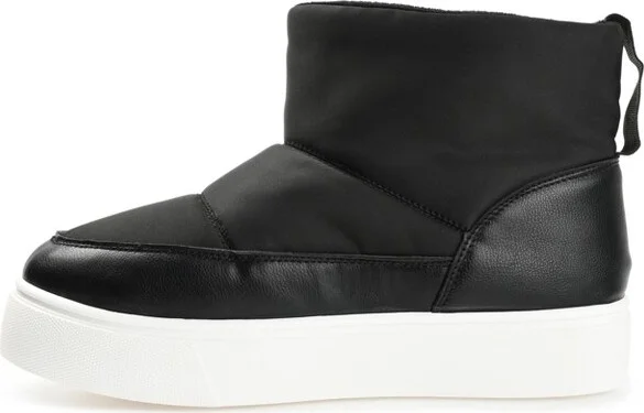 Journee Collection Women's Sethie Round Toe Pull On Winter Boots Black - Image 8