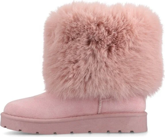 Journee Collection Women's Shanay Round Toe Pull On Winter Boots Black - Image 5