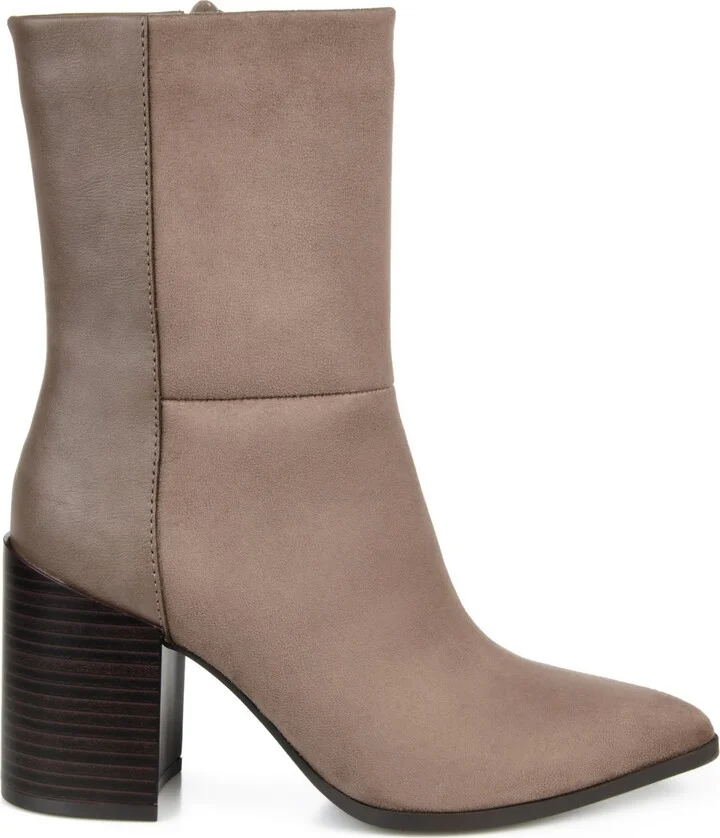 Journee Collection Women's Sharlie Two-Tone Booties - Image 2