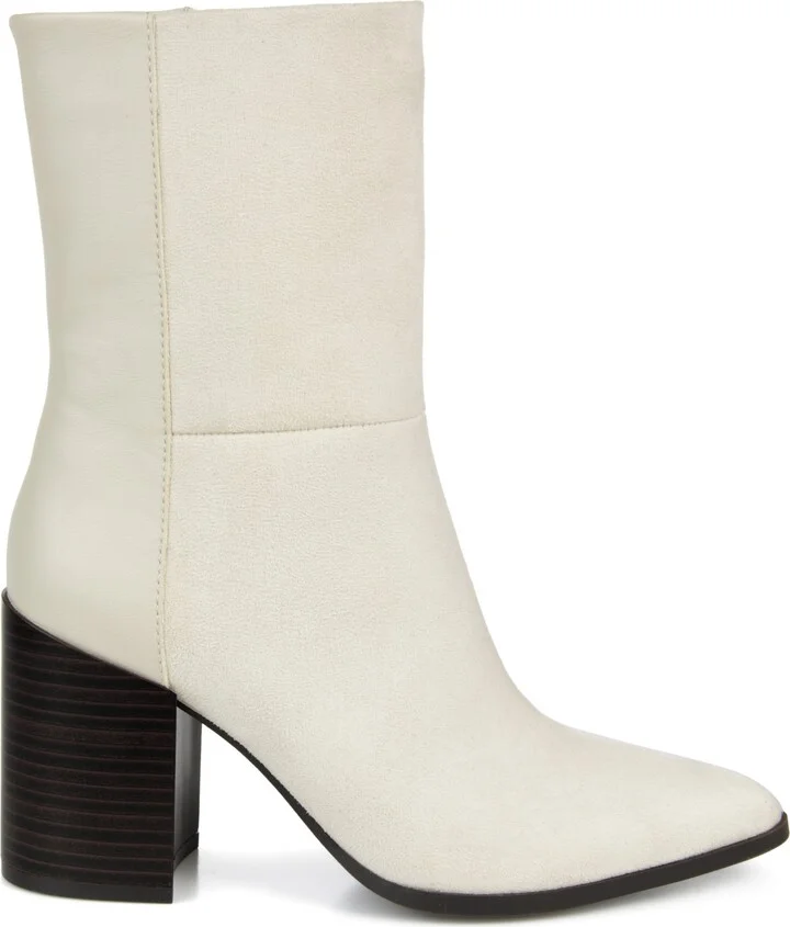 Journee Collection Women's Sharlie Two-Tone Booties - Image 6