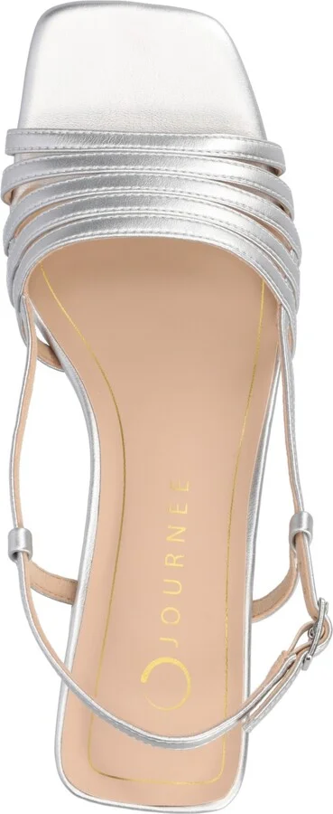 Journee Collection Women's Shayana Slingback Block Heel Sandals - Image 4