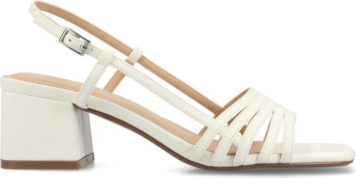 Journee Collection Women's Shayana Slingback Block Heel Sandals - Image 11