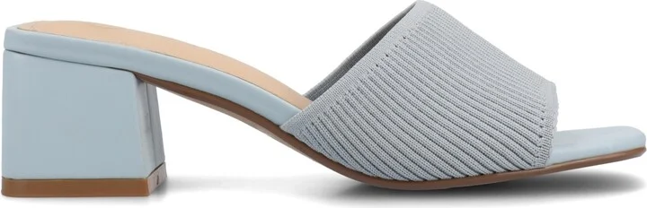 Journee Collection Women's Shilin Slip On Knit Dress Sandals - Image 6
