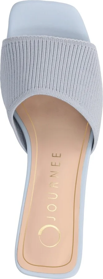 Journee Collection Women's Shilin Slip On Knit Dress Sandals - Image 8