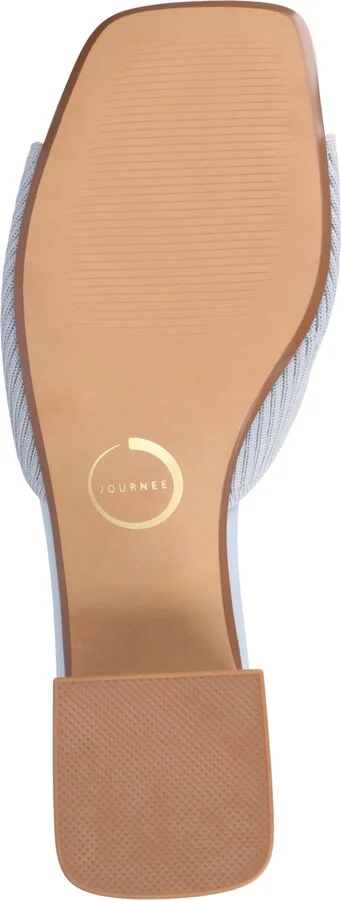 Journee Collection Women's Shilin Slip On Knit Dress Sandals - Image 9
