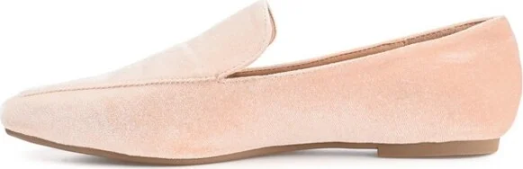 Journee Collection Women's Silas Slip On Square Toe Loafer Flats Nude - Image 2