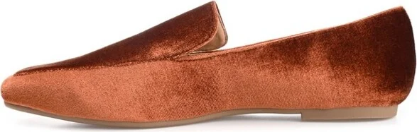 Journee Collection Women's Silas Slip On Square Toe Loafer Flats Nude - Image 4