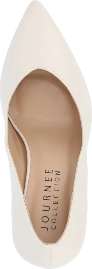 Journee Collection Women's Simonne Block Heel Pointed Toe Pumps - Image 4