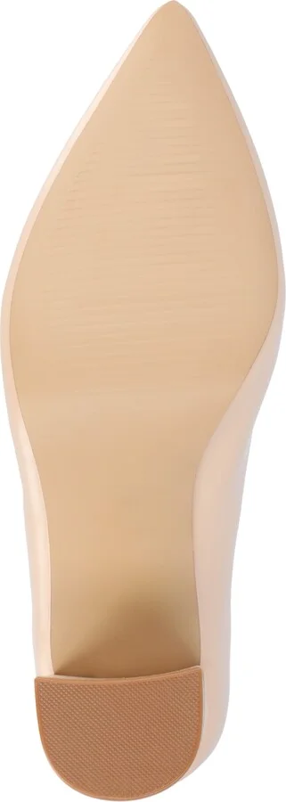 Journee Collection Women's Simonne Block Heel Pointed Toe Pumps - Image 10