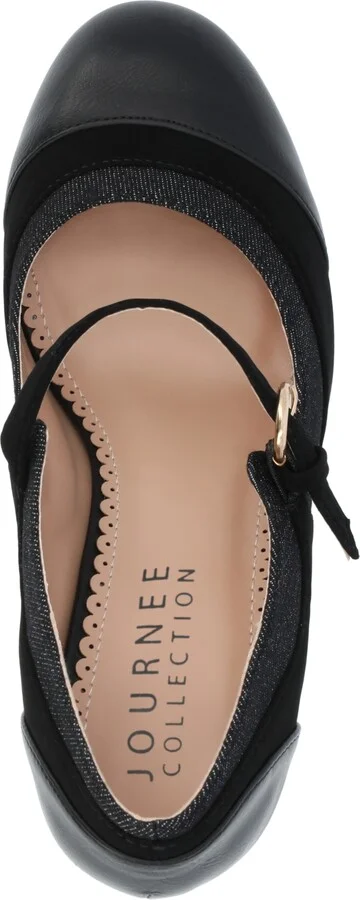 Journee Collection Women's Siri Round Toe Mary Jane Pumps - Image 4