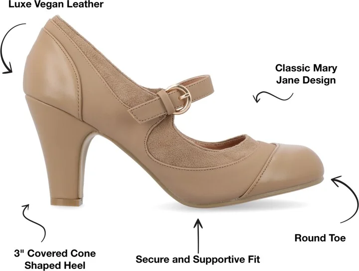 Journee Collection Women's Siri Round Toe Mary Jane Pumps - Image 11