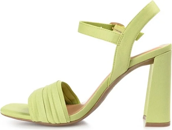Journee Collection Womens Skiler Tru Comfort Foam Open Square Toe Block Heel Sandals Green 11 - Image 2