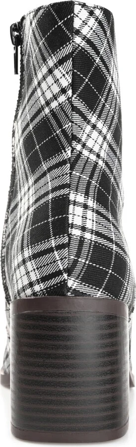 Journee Collection Women's Sloann Snip Toe Block Heel Booties - Image 3