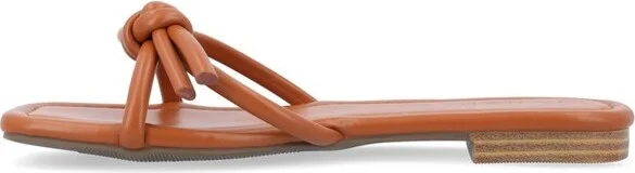 Journee Collection Women's Soma Slide Low Block Heel Sandals Pink - Image 6