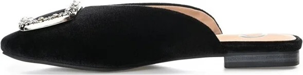 Journee Collection Women's Sonnia Mules Square Toe Slip On Flats Brown - Image 6