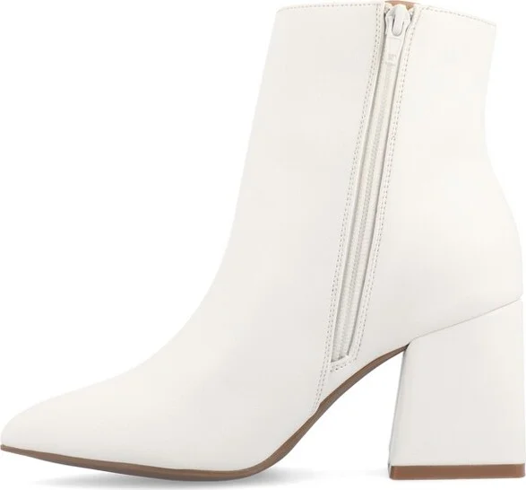 Journee Collection Women's Sorren Booties Patent/Black - Image 7
