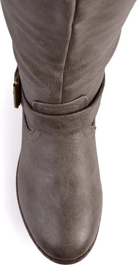 Journee Collection Women's Spokane Wide Calf Knee High Riding Boots - Image 10