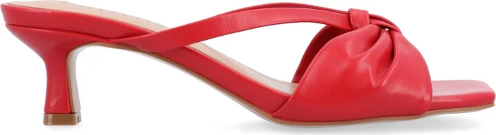 Journee Collection Women's Starling Kitten Heel Dress Sandals - Image 10