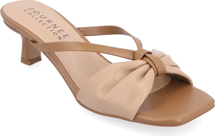 Journee Collection Women's Starling Kitten Heel Dress Sandals