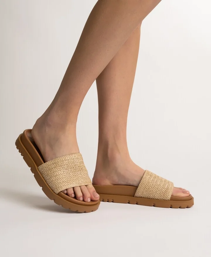 Journee Collection Women's Starr Slide Footbed Flat Sandals - Image 6