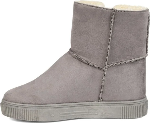 Journee Collection Women's Stelly Round Toe Winter Boots Black - Image 3