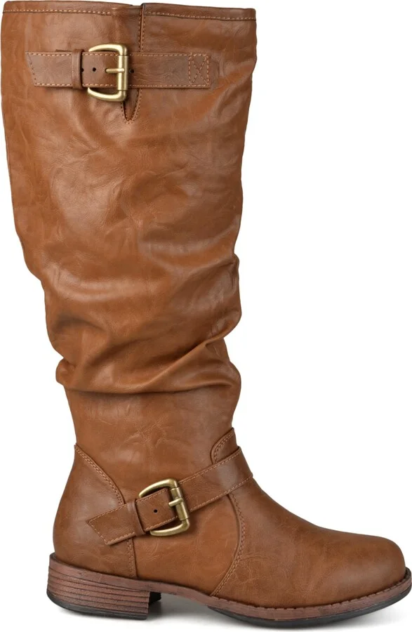 Journee Collection Women's Stormy Extra Wide Calf Knee High Riding Boots - Image 2