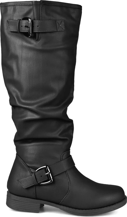 Journee Collection Women's Stormy Wide Calf Knee High Riding Boots - Image 2