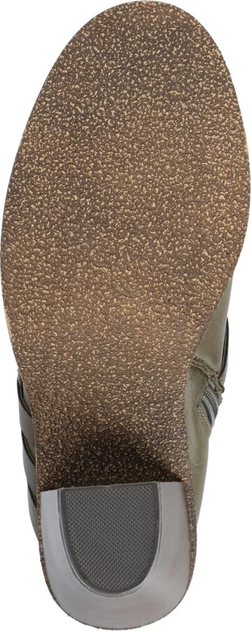 Journee Collection Women's Strap Round Toe Stacked Heel Dress Booties - Image 5