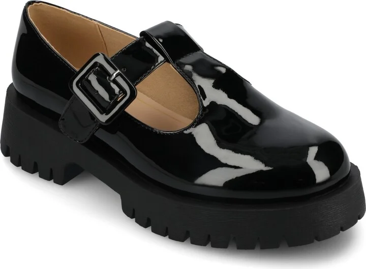 Journee Collection Women's Suvi Treaded Sole Mary Jane Flats