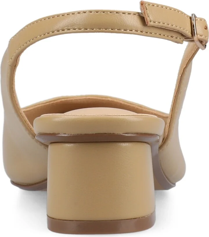 Journee Collection Women's Sylvia Block Heel Slingback Pumps - Image 8