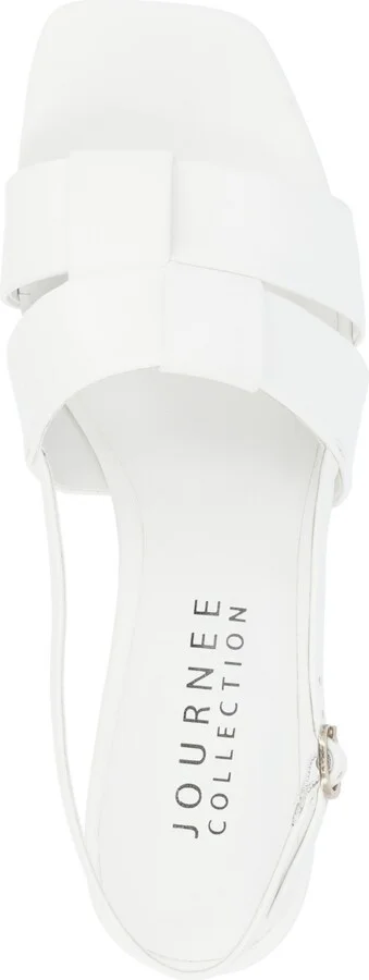 Journee Collection Women's Tabatha Block Heel Slingback Flat Sandals - Image 4