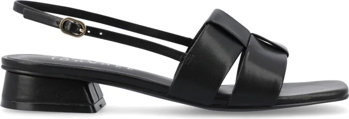 Journee Collection Women's Tabatha Block Heel Slingback Flat Sandals - Image 7