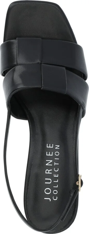 Journee Collection Women's Tabatha Block Heel Slingback Flat Sandals - Image 9