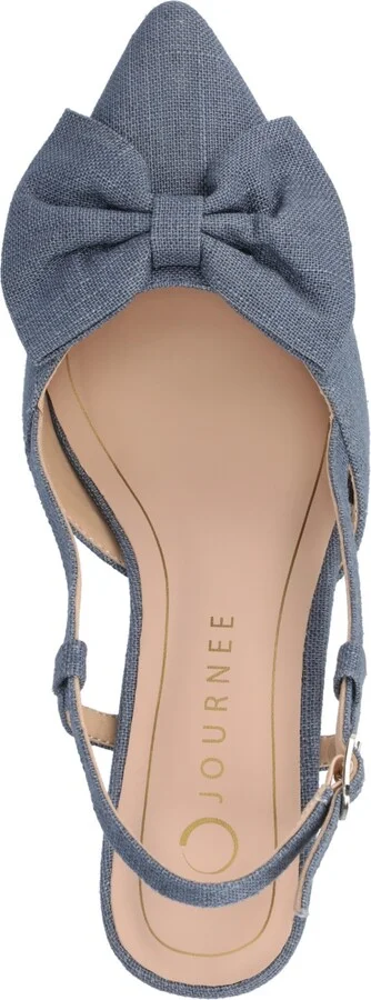 Journee Collection Women's Tailynn Block Heel Pumps - Image 4