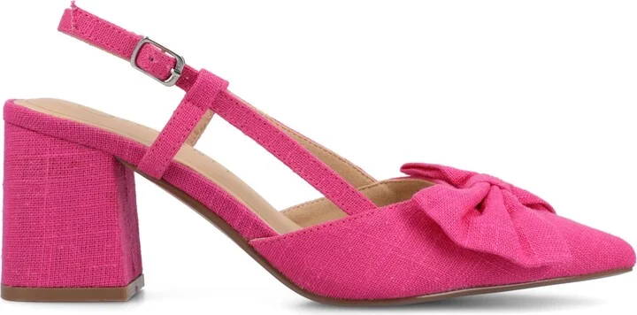 Journee Collection Women's Tailynn Block Heel Pumps - Image 10