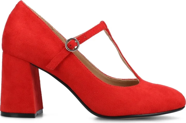 Journee Collection Women's Talani T-strap Almond Toe Dress Pumps - Image 11
