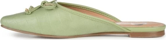 Journee Collection Women's Tammala Slip On Square Toe Mules Flats White - Image 7