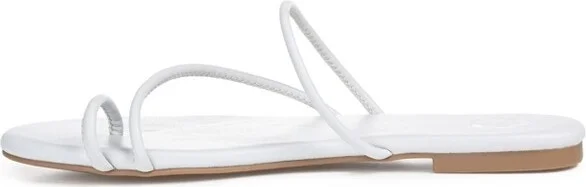 Journee Collection Womens Tanaya Slide Low Block Heel Sandals Blue 8.5 - Image 2