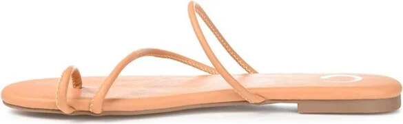 Journee Collection Womens Tanaya Slide Low Block Heel Sandals Mocha 10 - Image 2