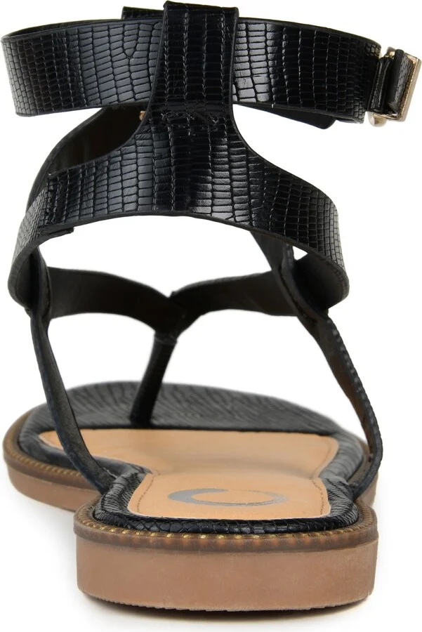 Journee Collection Women's Tangie Ankle Strap Flat Sandals - Image 3