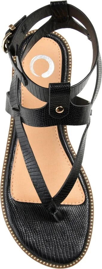 Journee Collection Women's Tangie Ankle Strap Flat Sandals - Image 4