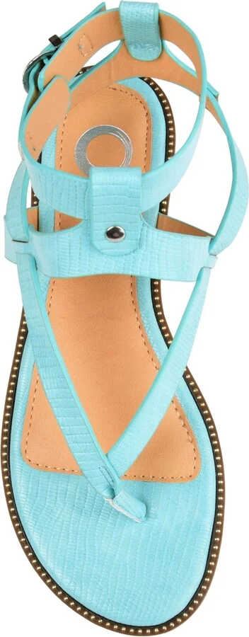 Journee Collection Women's Tangie Ankle Strap Flat Sandals - Image 9